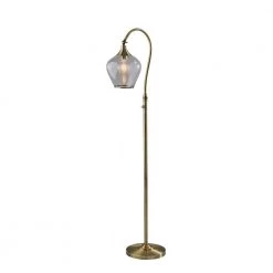 Bradford 59 in. 1-Light Antique Brass Bulb Pendant by Adesso