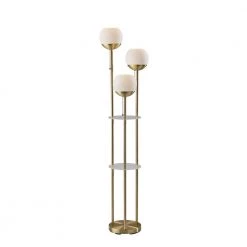 1-Light Bianca 63 in. Antique Brass Pendant by Adesso