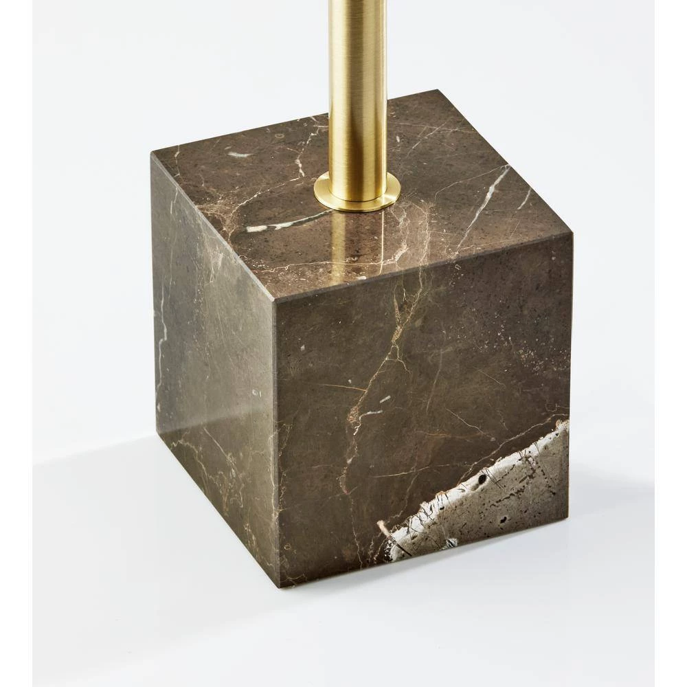 3-Light Hawthorne 68 in. Antique Brass Pendant by Adesso - Image 3