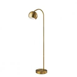 Emerson 59 in. Antique Brass Floor Lamp by Adesso