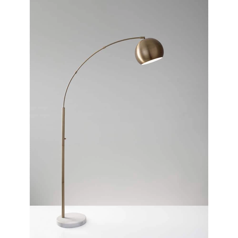 Astoria 78 in. Brass Floor Lamp by Adesso - Image 2