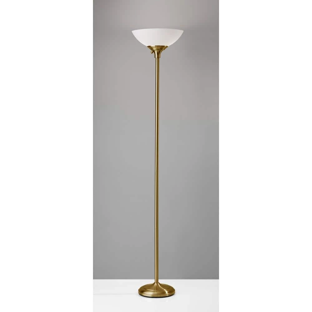 Glenn 71 in. Brass Floor Lamp by Adesso - Image 2