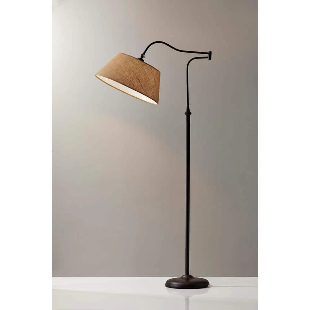 Rodeo 61 in. H Antique Bronze Floor Lamp by Adesso - Image 4