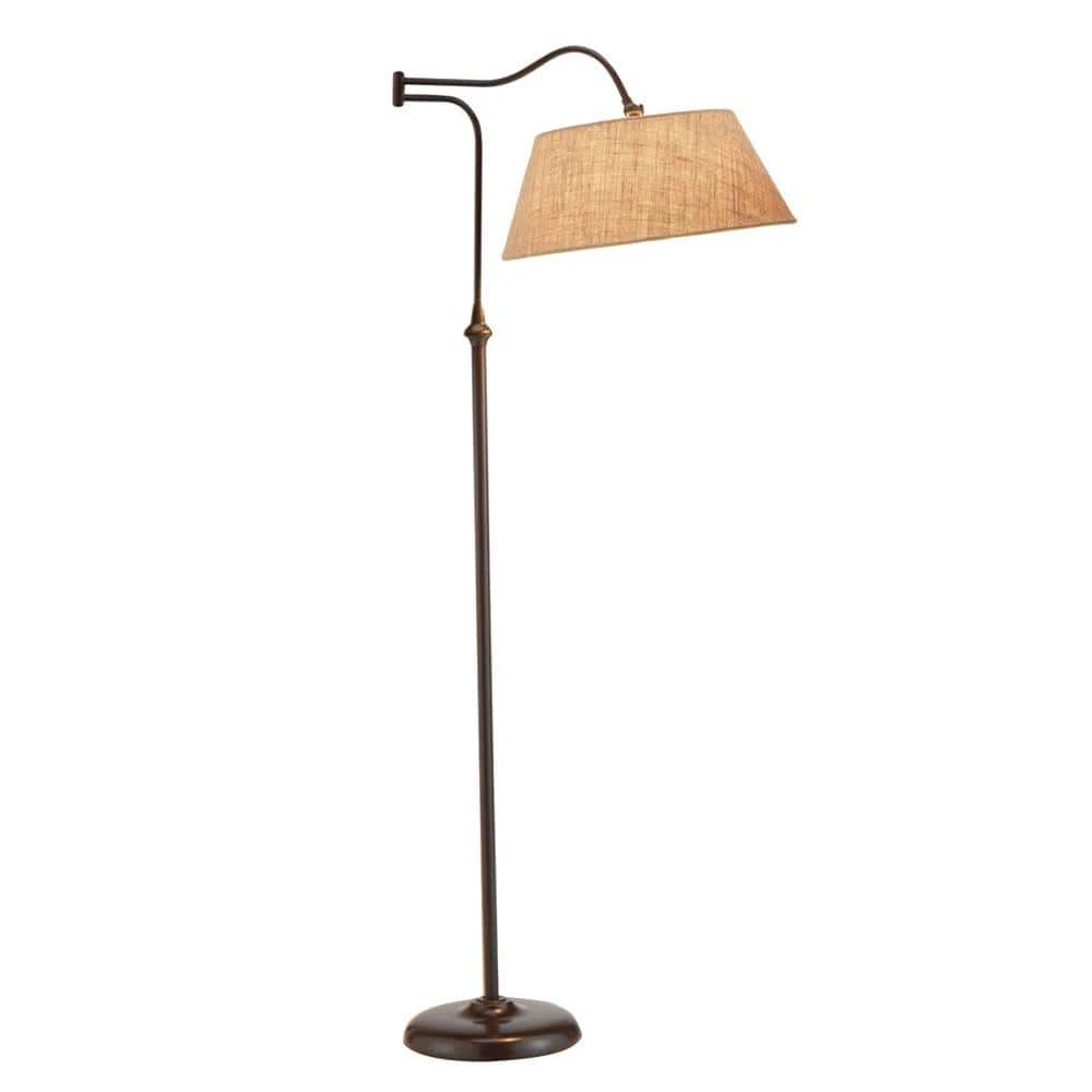 Rodeo 61 in. H Antique Bronze Floor Lamp by Adesso