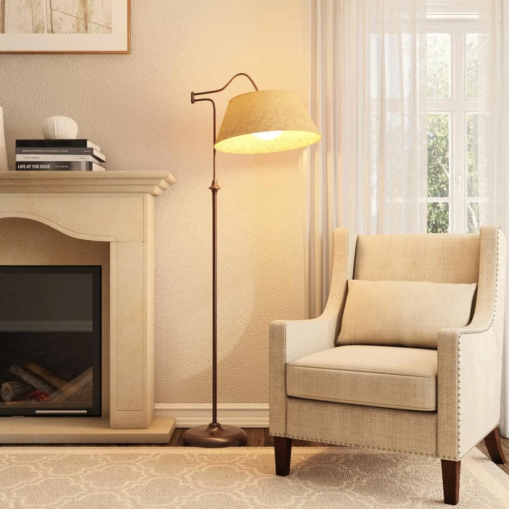 Rodeo 61 in. H Antique Bronze Floor Lamp by Adesso - Image 2