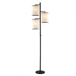 Bellows 74 in. Antique Bronze Floor Lamp by Adesso