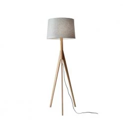 59.25 in. Beige Eden Floor Lamp by Adesso