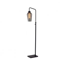Belfry 62 in. 1-Light Black Bulb Pendant by Adesso