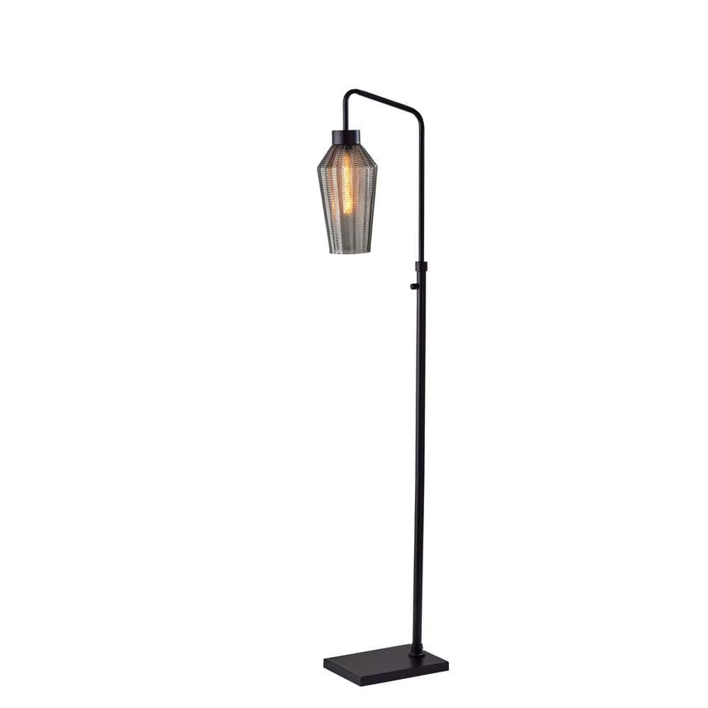 Belfry 62 in. 1-Light Black Bulb Pendant by Adesso