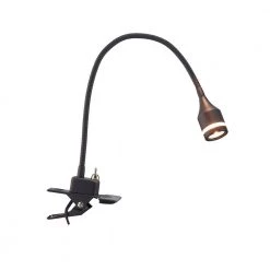 14.5 in. Black Prospect LED Clip Lamp by Adesso