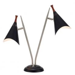 Draper 22 in. Black Desk Lamp by Adesso