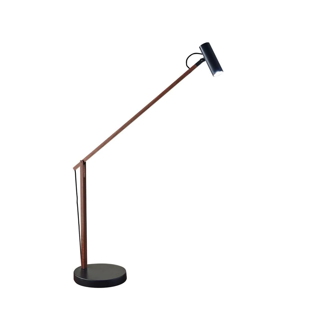 ADS360 Crane 32 in. Integrated LED Black Desk Lamp by Adesso