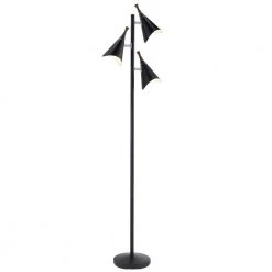 Draper 68 in. Black Tree Lamp by Adesso