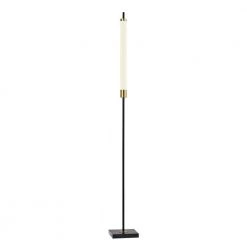 Piper 72 in. Integrated LED Black Floor Lamp by Adesso