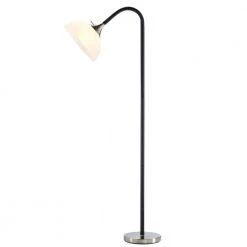 Gander 71 in. H Black Floor Lamp by Adesso