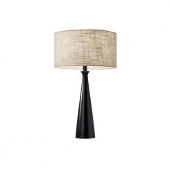 Linda 21.5 in. Black Table Lamp by Adesso