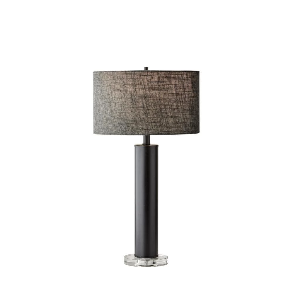 Ezra 25.5 in. Black Table Lamp by Adesso