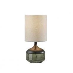 Marina 16.25 in. Black Table Lamp by Adesso