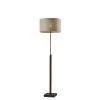 Ethan 63 in. Black Floor Lamp by Adesso