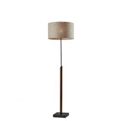 Ethan 63 in. Black Floor Lamp by Adesso