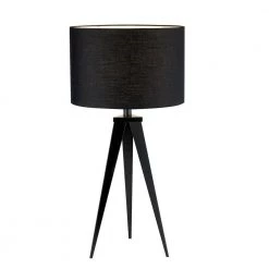 Director 28 in. Black Table Lamp by Adesso