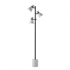 Sadie 66.25 in. Black and White Tree Lamp by Adesso