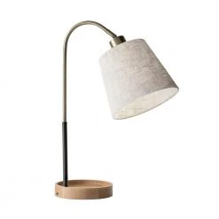 Jeffrey 21 in. Brass Table Lamp by Adesso