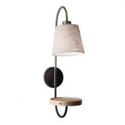 Jeffrey 25 in. Brass Wall Sconce by Adesso