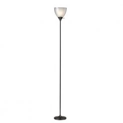 Presley 72 in. Black Nickel Floor Lamp by Adesso