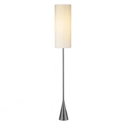 Bella 74 in. H Black Nickel Floor Lamp by Adesso