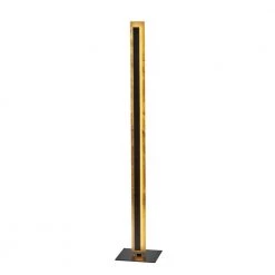 Hayden 52 in. Integrated LED Black w. Gold Foil Pendant by Adesso
