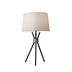 Benson 25 in. Black Table Lamp by Adesso