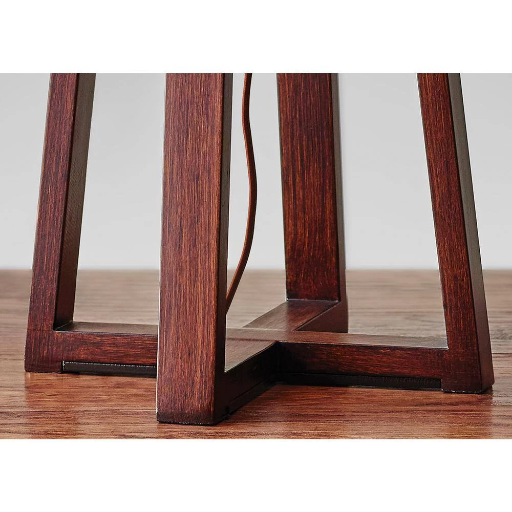 Quinn 24 in. Brown Table Lamp by Adesso - Image 2