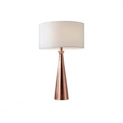Linda 21.5 in. Copper Table Lamp by Adesso
