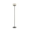 Jessica 71 in. 300-Watt Brushed Steel Torchiere Floor Lamp by Adesso