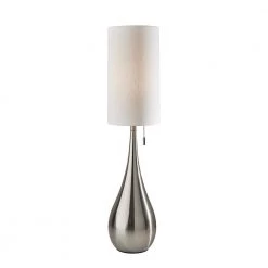 Christina 34.5 in. Stainless Steel Table Lamp by Adesso