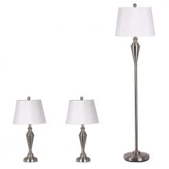 Glendale 59.5 in. Steel Floor Lamp Bonus Pack by Adesso