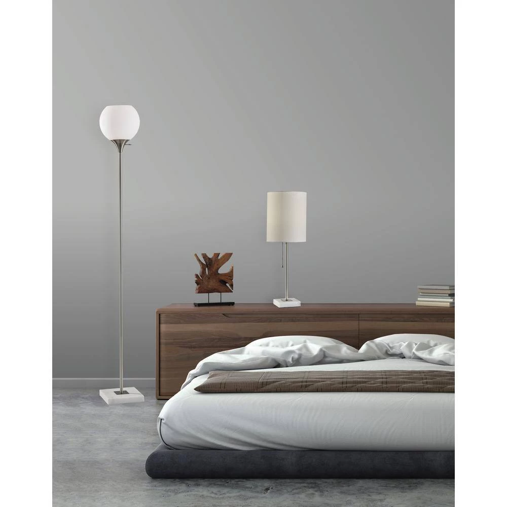 Fiona 23 in. Brushed Steel Table Lamp by Adesso - Image 2