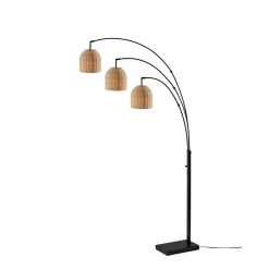 Bahama 82 in. 3-Light Dark Bronze Bulb Pendant by Adesso