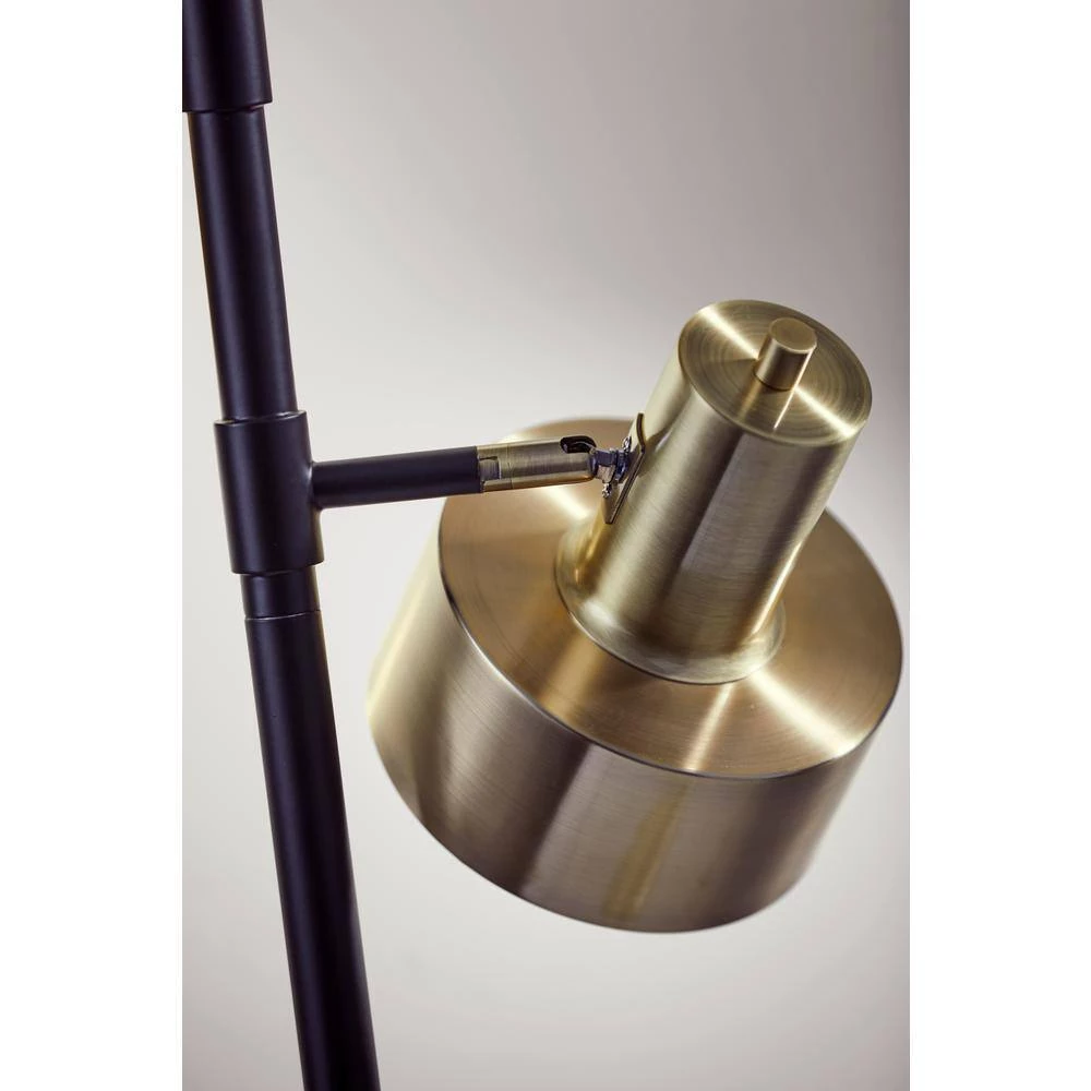 Clayton 66.5 in. Brass Floor Lamp by Adesso - Image 4