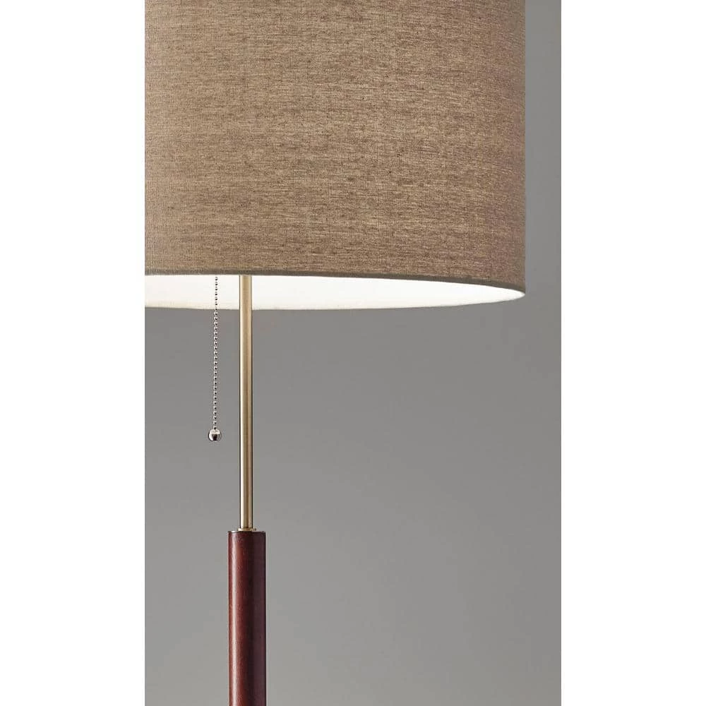 Hamilton 65 in. Metal Floor Lamp by Adesso - Image 4