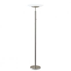 Stellar 72 in. Silver LED Torchiere by Adesso