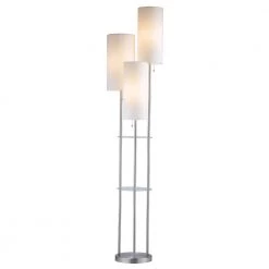 Trio 68 in. Steel Floor Lamp by Adesso