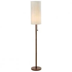 Hamptons 65 in. Walnut Floor Lamp by Adesso