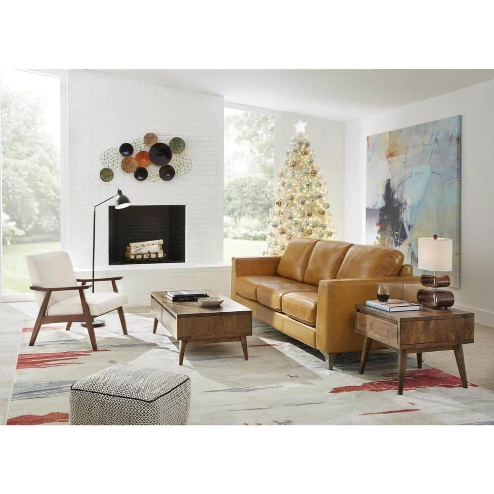 Rhythm 19.5 in. Walnut Table Lamp by Adesso - Image 5