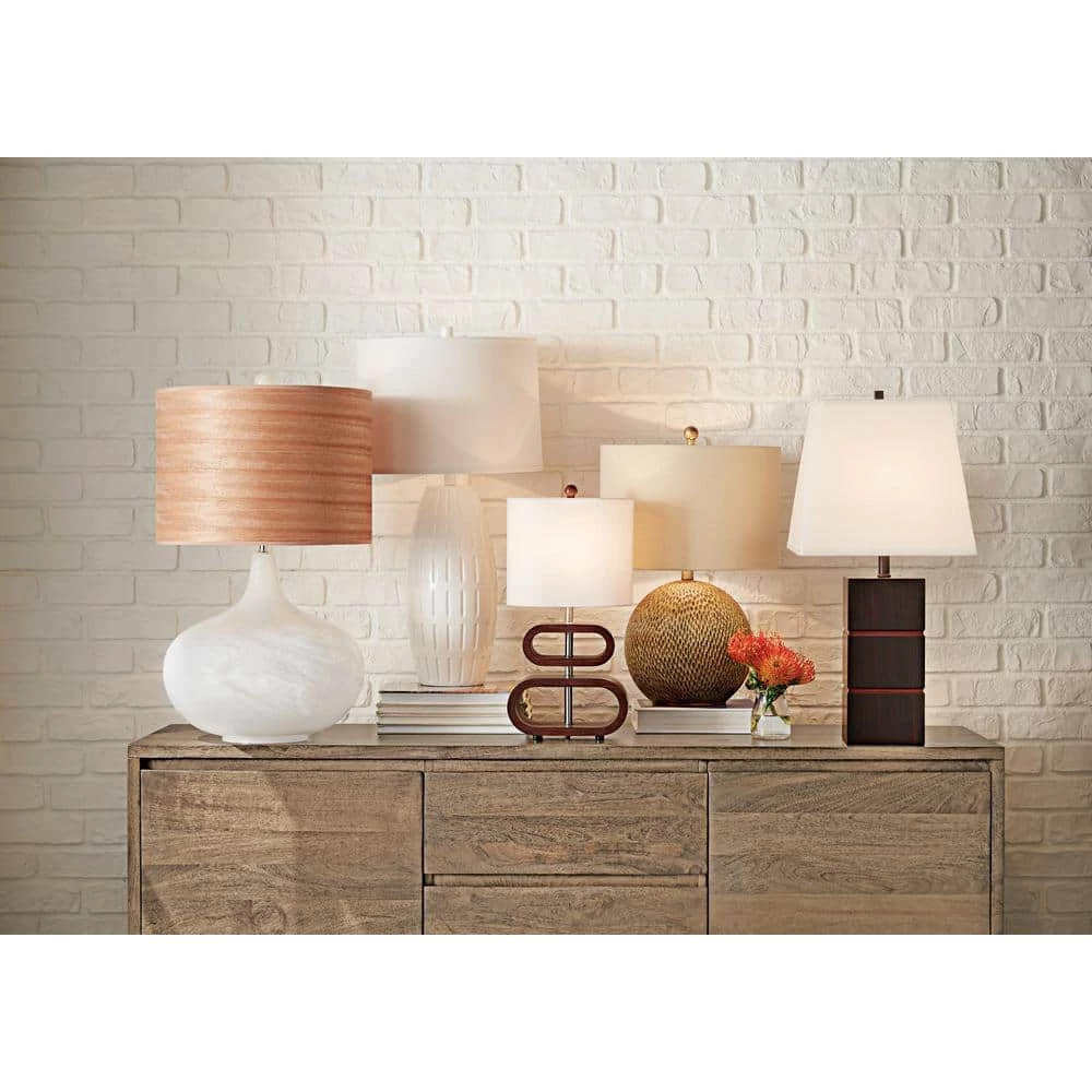 Rhythm 19.5 in. Walnut Table Lamp by Adesso - Image 6