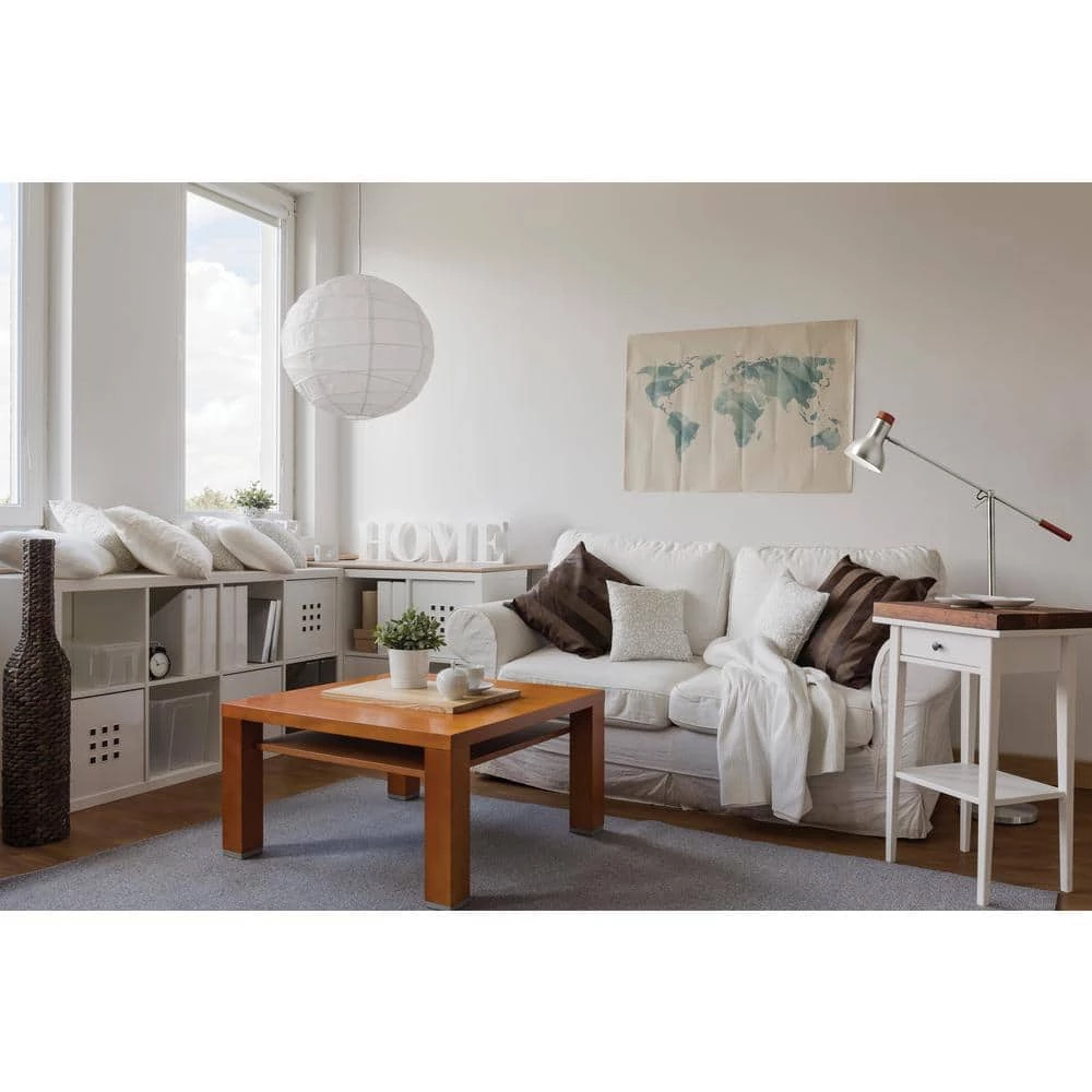 Orb 1-Light White Hanging Pendant by Adesso - Image 2